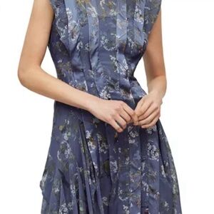 All Saints Fleur Venetia Mini Asymmetrical Dress 12